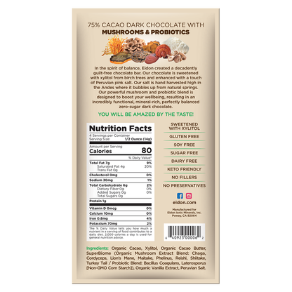 SuperBiome Dark Chocolate Bar